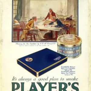 Navy Cut Medium Tobacco and Cigarettes, 1928