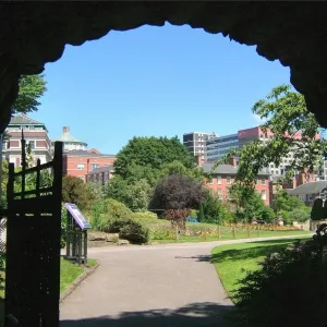 Nottingham Castle Grounds Summer Print Nottingham Castle Grounds Summer Print