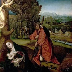 The Rest on the Flight into Egypt (Virgin, Child and St Joseph in a Landscape)
