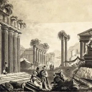 Ruins of Athens, by R. H. 9. 1841