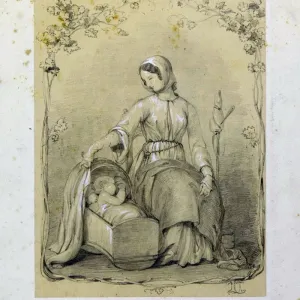 The Tear of Happiness, Illustrations for Tears by Mary Elizabeth by Jessie Macleod, 1850