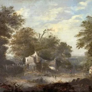 Woodland Scene with Cottage Woodland Scene with Cottage