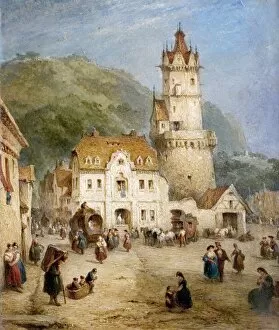 Images Dated 2nd December 2011: Andernach, Prussia, by George Jones, 1863