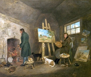 The Artist in His Studio and His Man Gibbs The Artist in His Studio and His Man Gibbs