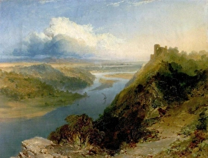Arundel Castle, West Sussex, and Stream Arundel Castle, West Sussex, and Stream