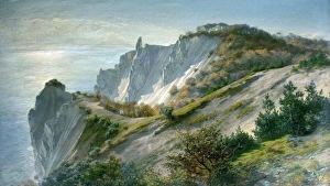 Autumn Views of Mons Cliff, Denmark