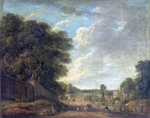 Landscape Prints: Bayswater Road, London, near the Old Temple Gate (Bayswater Road at the Turnpike Gate)