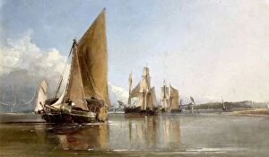 Images Dated 20th November 2009: Boats Entering the Medway - George Chambers