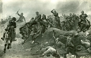 British Artillery Entering the Enemys Lines at Tel-el-Kebir, Egypt, 13 September 1882 British Artillery Entering the Enemys Lines at Tel-el-Kebir, Egypt, 13 September 1882