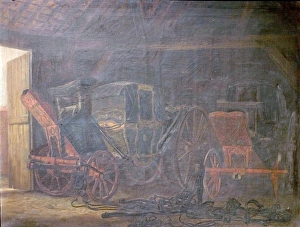 <b class=qtipBold><figcaption>Carriages</figcaption></b><br>Artist: Norton, A. - Title: Carriages - Date: N/A - Original Medium and Size: Oil on Canvas 74 x 96.4 Carriages