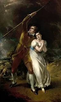 Images Dated 2nd December 2011: Celadon and Amelia in a storm, by John Wood