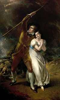 Celadon and Amelia in a storm, by John Wood Celadon and Amelia in a storm, by John Wood