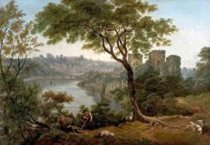 <b class=qtipBold><figcaption>Chepstow Castle, Monmouthshire</figcaption></b><br>Artist: Glover, John - Title: Chepstow Castle, Monmouthshire - Date: N/A - Original Medium and Size: Oil on Canvas 91.4 x 132.1 Chepstow Castle, Monmouthshire