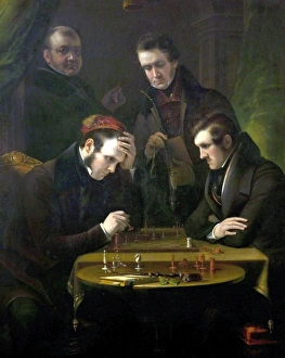 Pipe Prints: The Chess Players