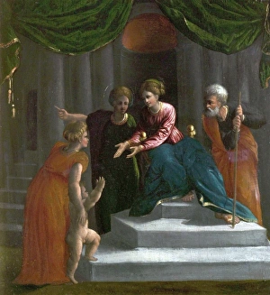 The Christ Child Learning to Walk (Presentation in the Temple) The Christ Child Learning to Walk (Presentation in the Temple)