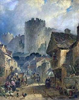 <b class=qtipBold><figcaption>Conway Castle, North Wales</figcaption></b><br>Artist: Dodd, Charles Tattershall I - Title: Conway Castle, North Wales - Date: 1861 - Original Medium and Size: Oil on Canvas 61.6 x 51.4 Conway Castle, North Wales
