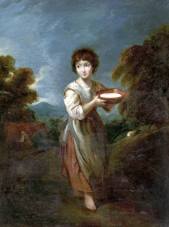 Figure Prints: A Cottage Girl
