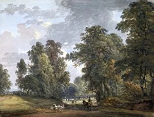 Local Artists And Places Collection: The Donkey Drivers aka Near Windsor Forest, by Paul Sandby
