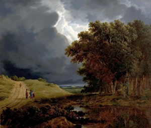 The Edge of a Forest, Storm Coming On