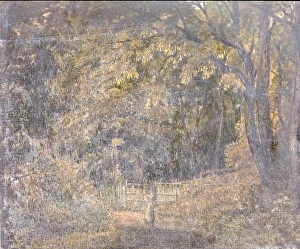 Local Artist And A Place Prints: Entrance to Colwick Woods, Nottinghamshire