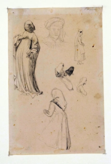 Six Figure Studies aka Six figure studies after Lorenzo Ghiberti Six Figure Studies aka Six figure studies after Lorenzo Ghiberti