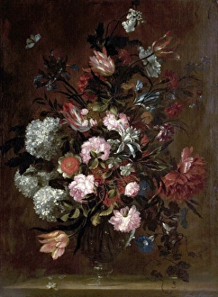 Flower Prints: Flower Piece - Jean-Baptiste Monnoyer