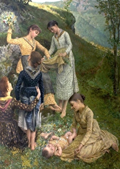 <b class=qtipBold><figcaption>The Flowers of Capri</figcaption></b><br>Artist: Simi, Filadelfo - Title: The Flowers of Capri - Date: c.1887 - Original Medium and Size: Oil on Canvas 162.5 x 128.3 The Flowers of Capri