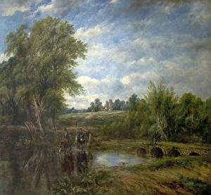<b class=qtipBold><figcaption>The Ford</figcaption></b><br>Artist: Watts, Frederick William - Title: The Ford - Date: N/A - Original Medium and Size: Oil on Canvas 101.6 x 133.4 The Ford
