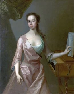 Fine Art Collection: Frances, Lady Byron (d. 1757), Third Wife of the 4th Lord Byron
