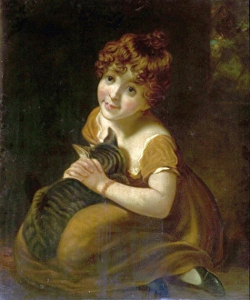 Girl with a Cat