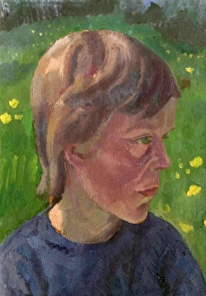 Woman Prints: Girls Head