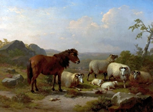 Good Friends - Eugene Joseph Verboeckhoven Good Friends - Eugene Joseph Verboeckhoven