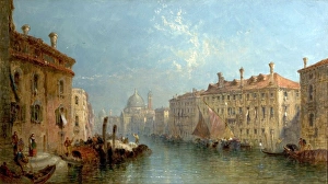 <b class=qtipBold><figcaption>Grand Canal, Venice, Italy</figcaption></b><br>Artist: Vivian, Jane - Title: Grand Canal, Venice, Italy - Date: c.1875 - Original Medium and Size: Oil on Canvas 45 x 80 Grand Canal, Venice, Italy