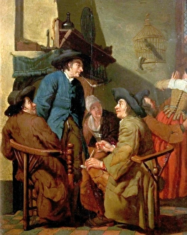 Chat Prints: Interior, Figures Smoking