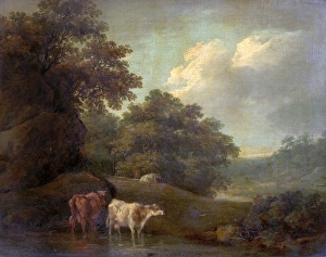 <b class=qtipBold><figcaption>Landscape with Cattle</figcaption></b><br>Artist: Barker, Thomas Jones - Title: Landscape with Cattle - Date: N/A - Original Medium and Size: Oil on Canvas 51.4 x 67.3 Landscape with Cattle