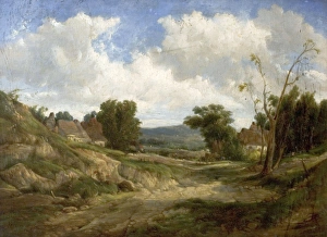 House Prints: Landscape with Cottages