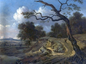 Blue Sky Prints: Landscape with Peasants and a Road