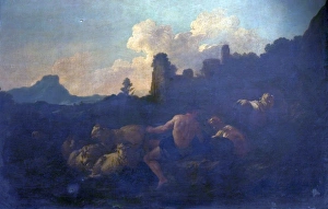 Landscape with Shepherd, Sheep and Dog Landscape with Shepherd, Sheep and Dog