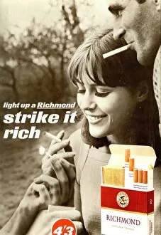 Images Dated 15th November 2011: Light up a richmond strike it rich, 1965