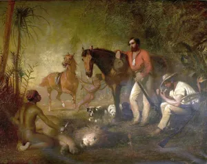 Hunting Prints: After the Lion Hunt (W. F. Webb and Captain W. Codrington, South Africa)