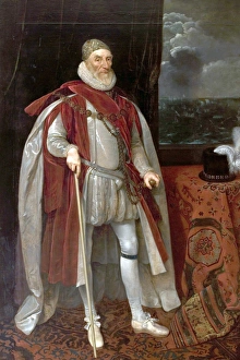 Lord Howard of Effingham (1536-1624), 1st Earl of Nottingham - Daniel Mytens (studio of) Lord Howard of Effingham (1536-1624), 1st Earl of Nottingham - Daniel Mytens (studio of)