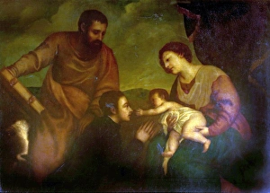 Figures Prints: Madonna and Child with St Mark