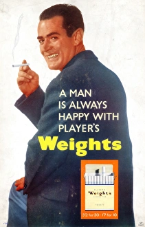 A man is always happy with Players Weights: Orange, 1961