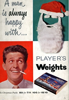 A man is always happy with, Players Weights, 1960 A man is always happy with, Players Weights, 1960
