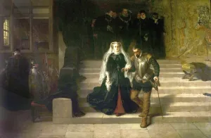 Scene Prints: Mary, Queen of Scotts, Being Led to Her Execution