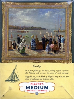 Medium Navy Cut: Yachting, 1953