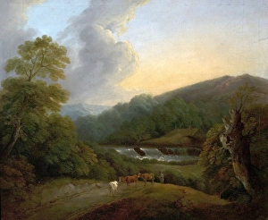 River Prints: Mountainous Landscape