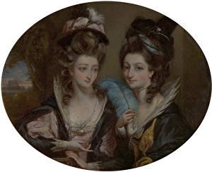 Mrs Gwynne and Mrs Bunbury as the Merry Wives of Windsor Mrs Gwynne and Mrs Bunbury as the Merry Wives of Windsor