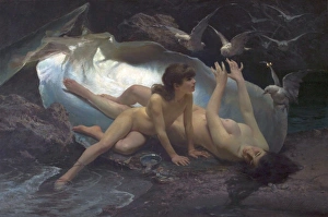<b class=qtipBold><figcaption>The Naiads</figcaption></b><br>Artist: Pagliei, Gioacchino - Title: The Naiads - Date: 1881 - Original Medium and Size: Oil on Canvas 144 x 213 The Naiads