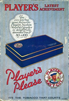 Navy Cut Medium Cigarettes, 1925